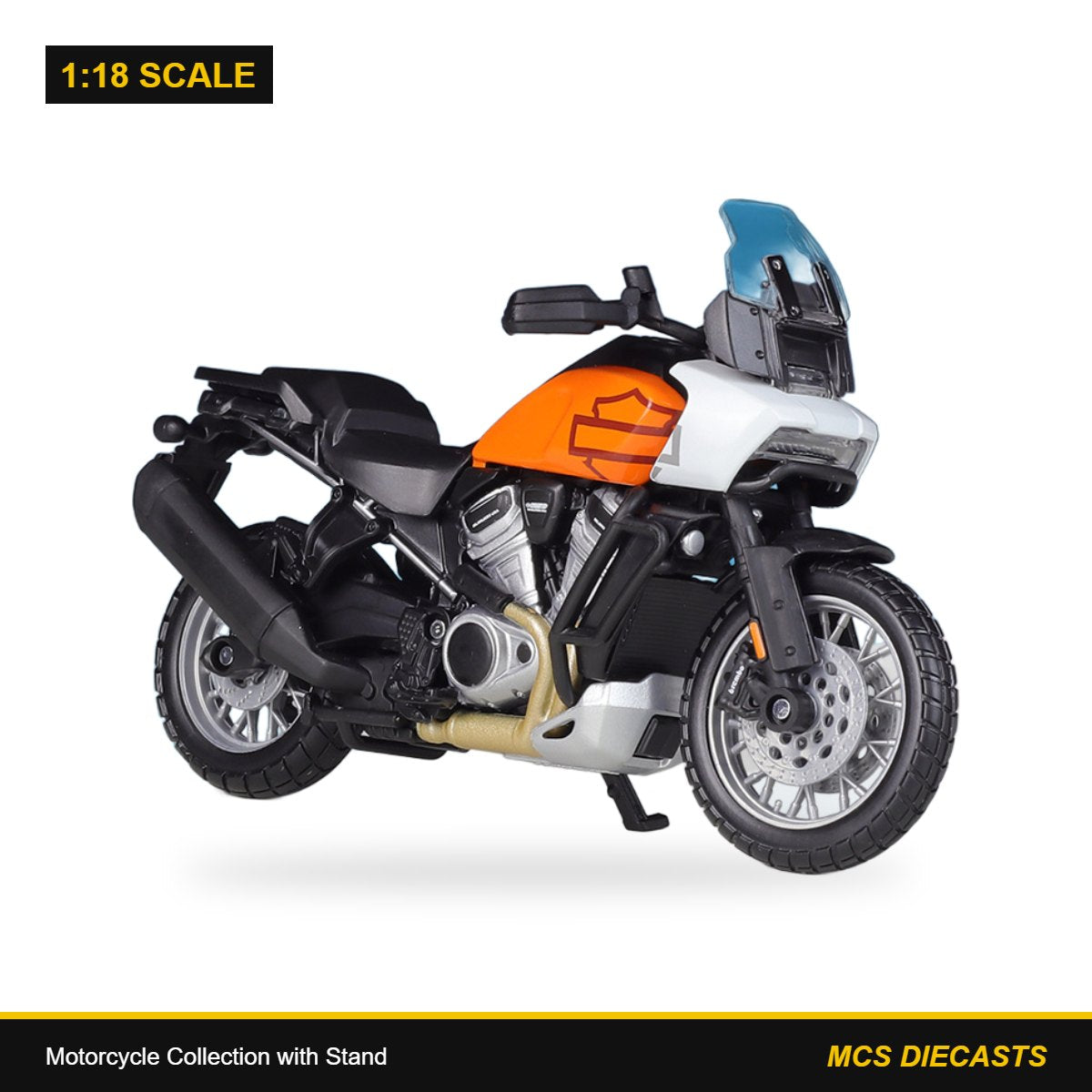 1:18 Motorcycle Collection with Stand – Harley-Davidson 2021 Pan America 1250 Orange