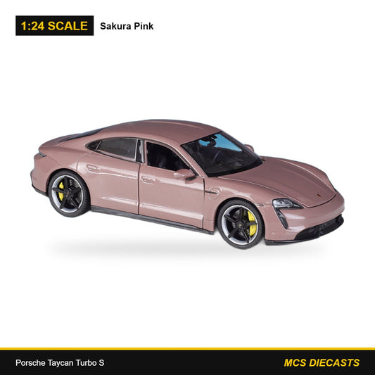 1:24 Porsche Taycan Turbo S – Sakura Pink