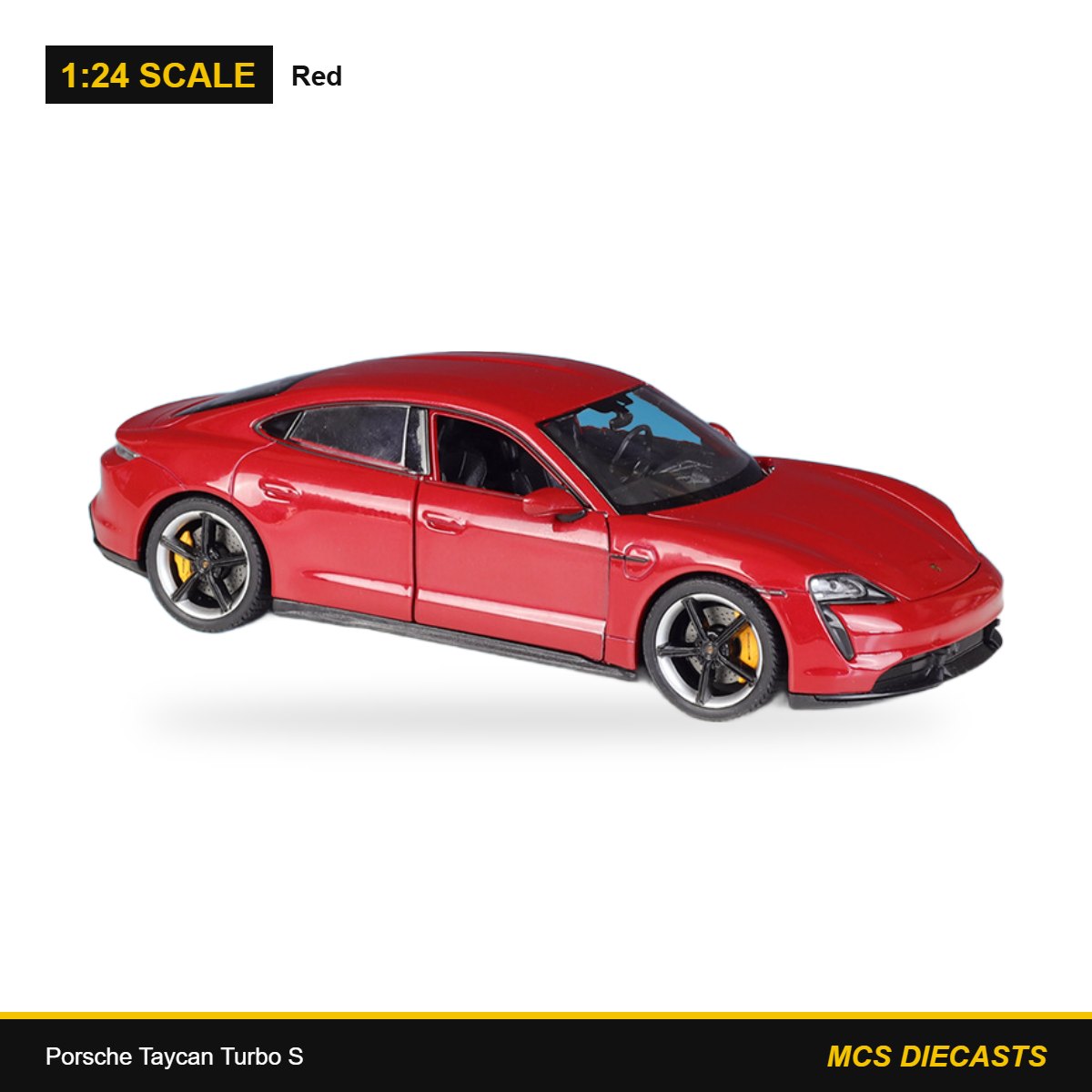1:24 Porsche Taycan Turbo S – Red
