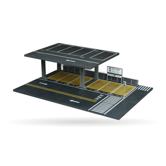 1:64 Repair Shop & Steel Platform Diorama Kit