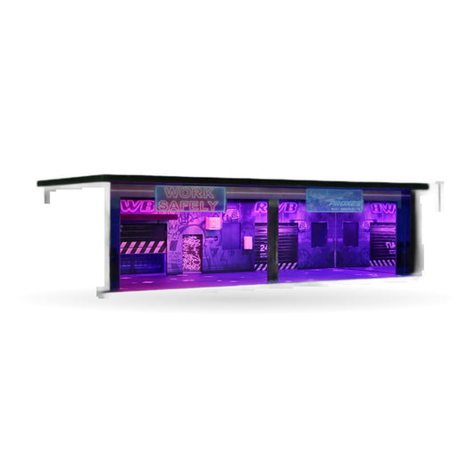 1:64 Cyberpunk Street Diorama with Lights