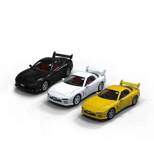 1:64 Mazda RX-7 JDM Type R LV-N174b Alloy Car Model Diecasts Simulation