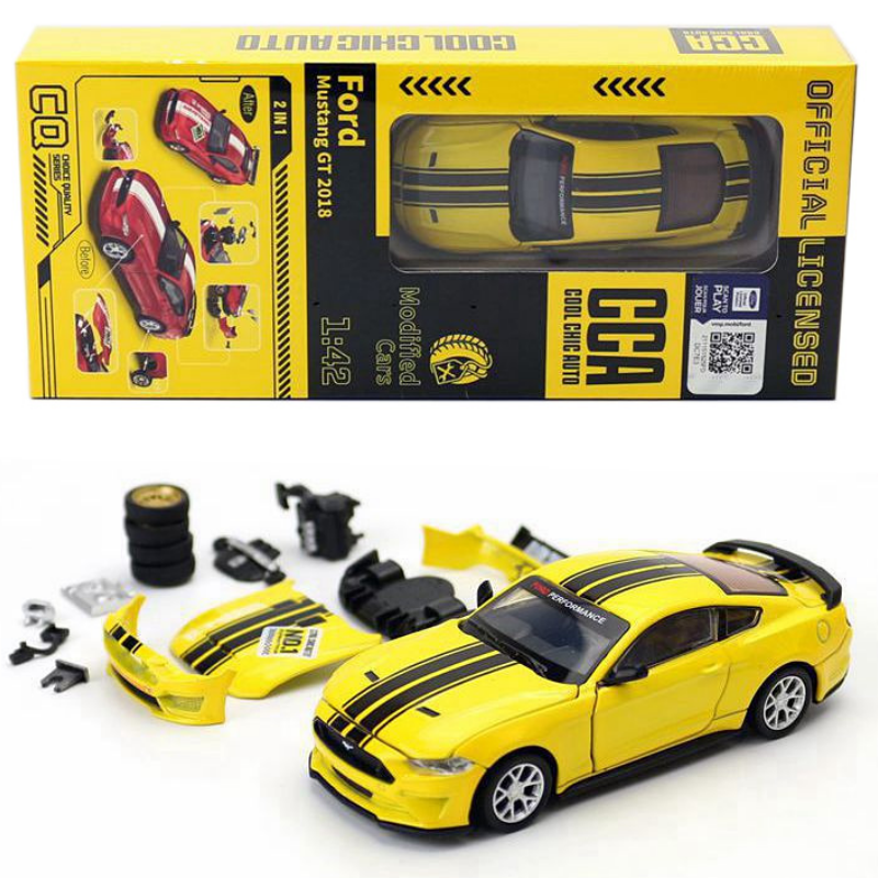 1:42 Scale 2018 Ford Mustang GT Super Racing Model Kit
