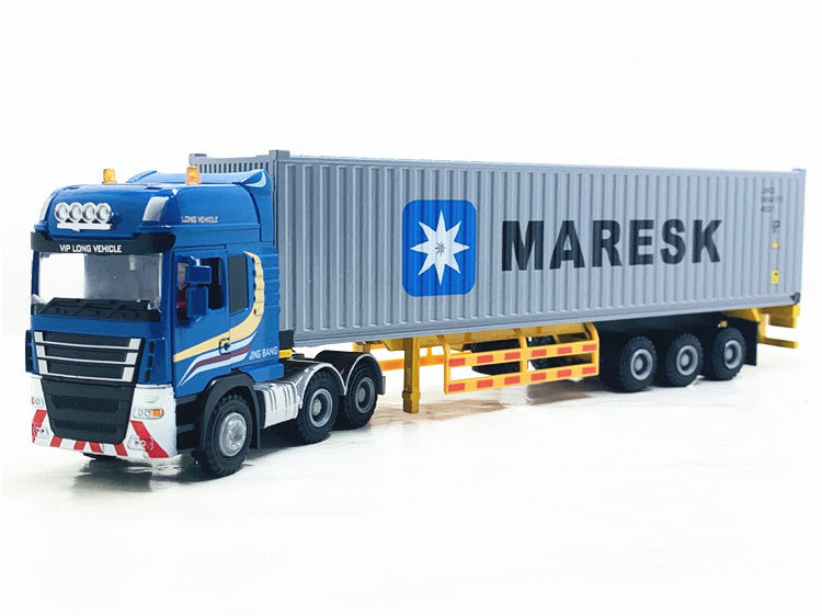1/50 Truck Transportation Cargo Sea Shipping Container