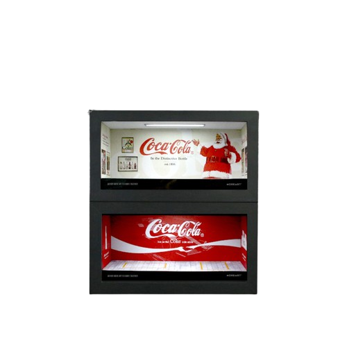 MoreArt 1:64 Coca-Cola Integrated Frame Repair Shop Light SceneCar Model Diecasts Parking Lot Diorama Garage