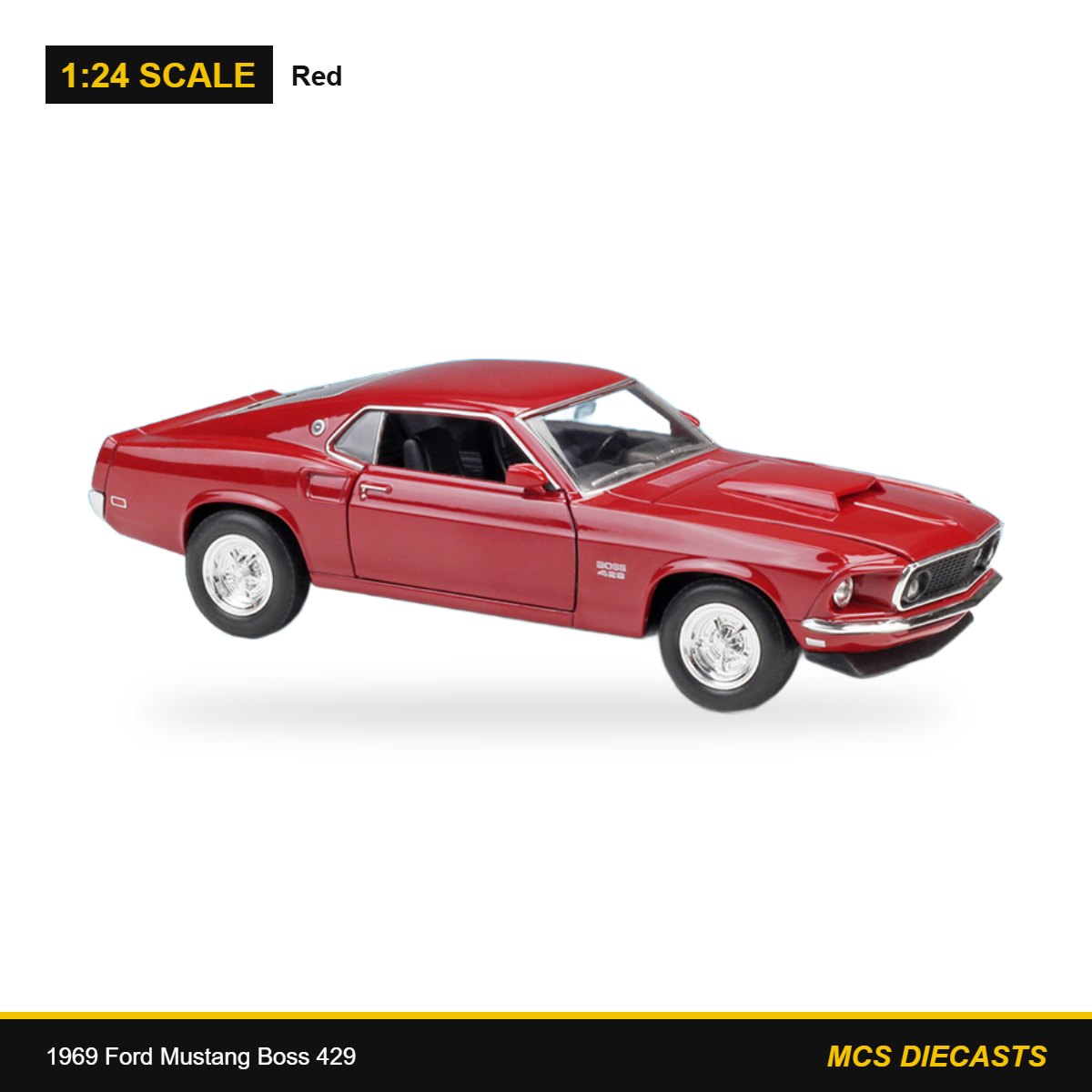 1:24 1969 Ford Mustang Boss 429 – Red