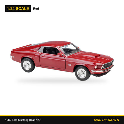 1:24 1969 Ford Mustang Boss 429 – Red