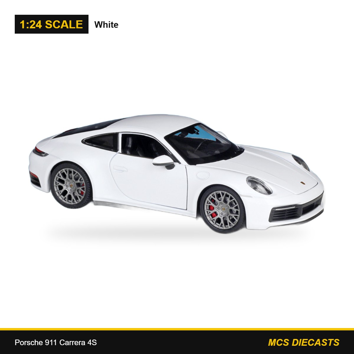 1:24 Porsche 911 Carrera 4S – White