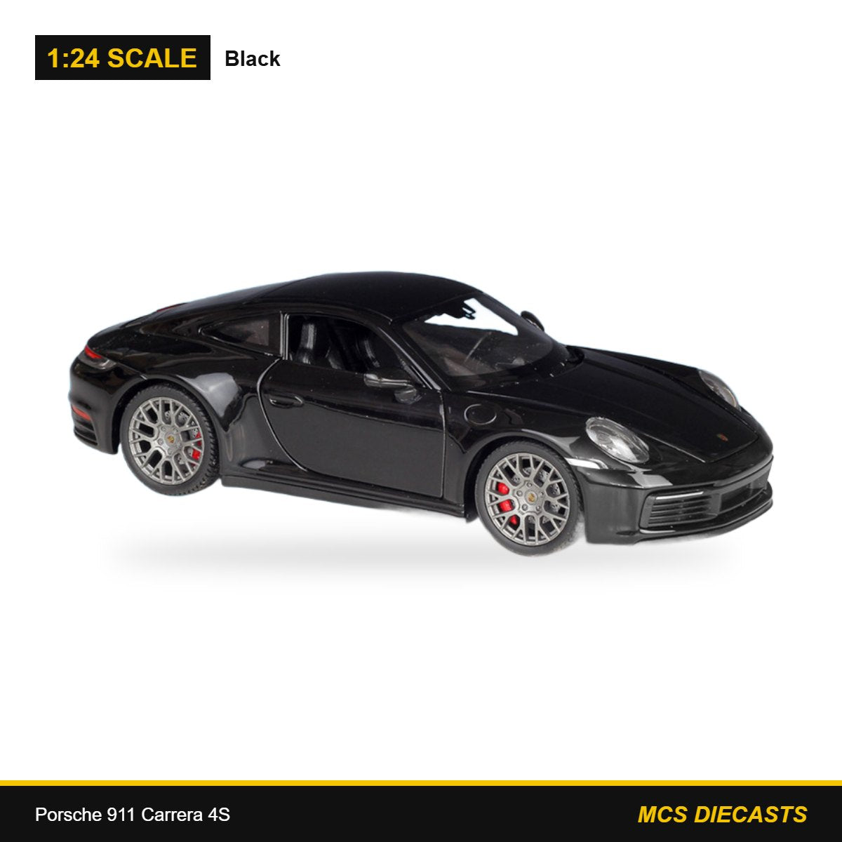 1:24 Porsche 911 Carrera 4S – Black