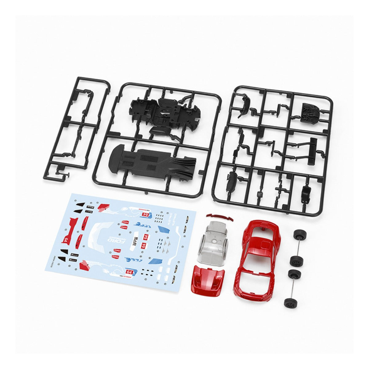 1:64 Ford Mustang GT3 Assembly Kit