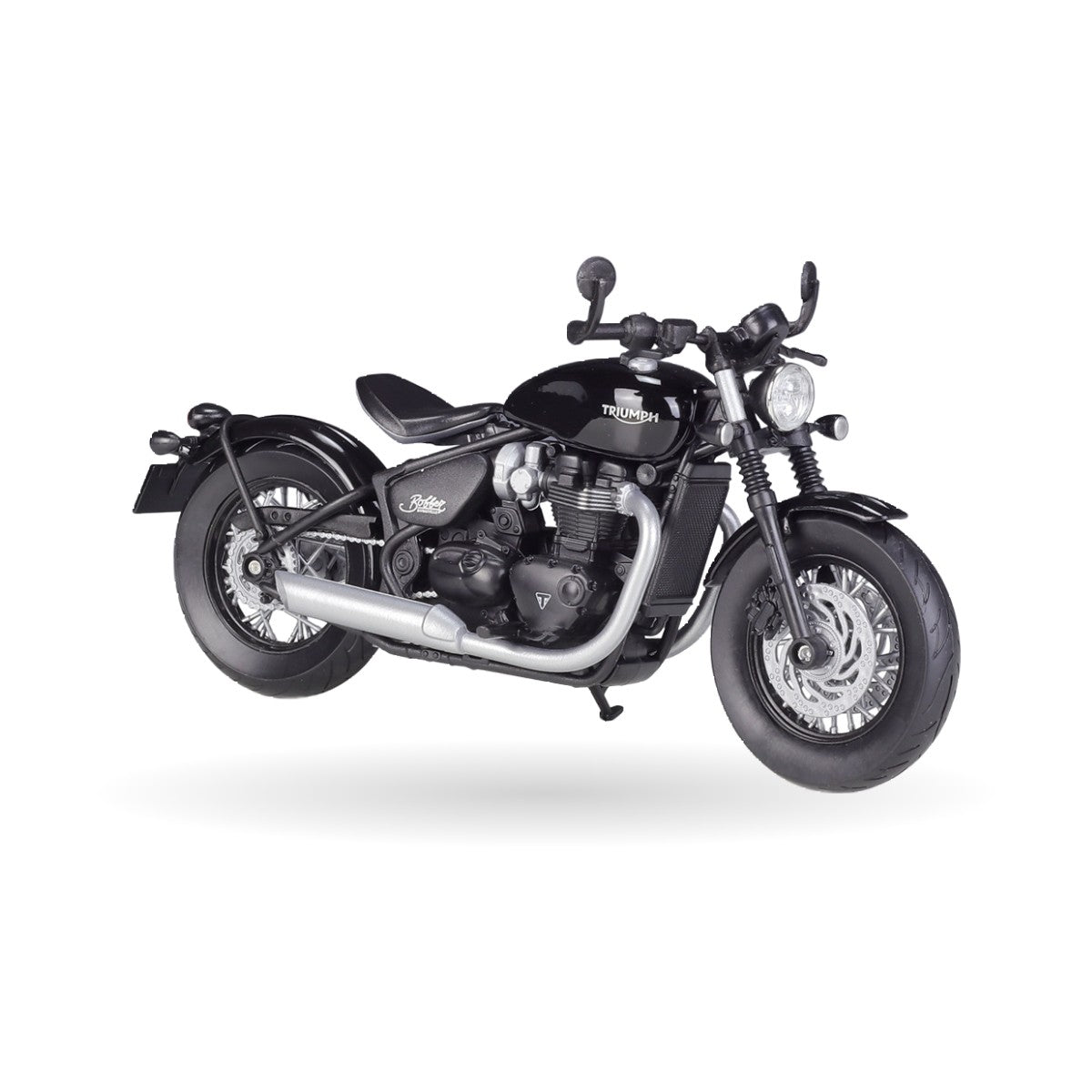 Triumph Bonneville Bobber die-cast model, detail view 4