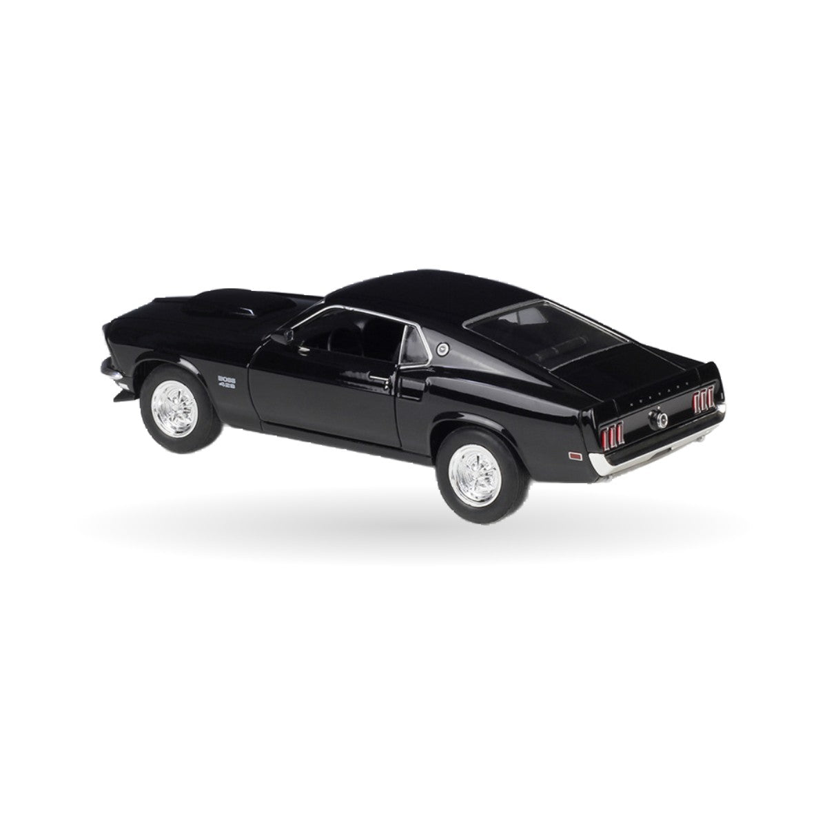 1969 Ford Mustang Boss 429 die-cast model, detail view 1
