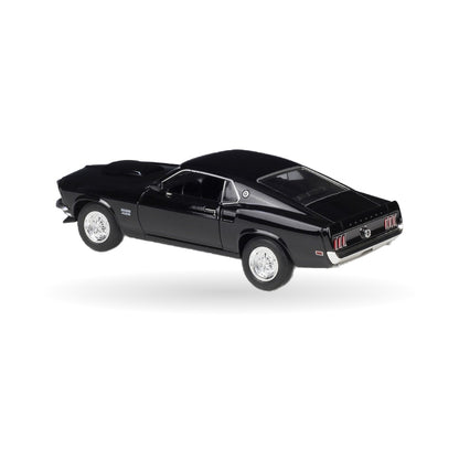 1969 Ford Mustang Boss 429 die-cast model, detail view 1