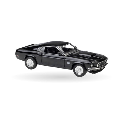 1969 Ford Mustang Boss 429 die-cast model, detail view 3