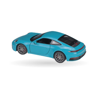 Porsche 911 Carrera 4S die-cast model, detail view 1