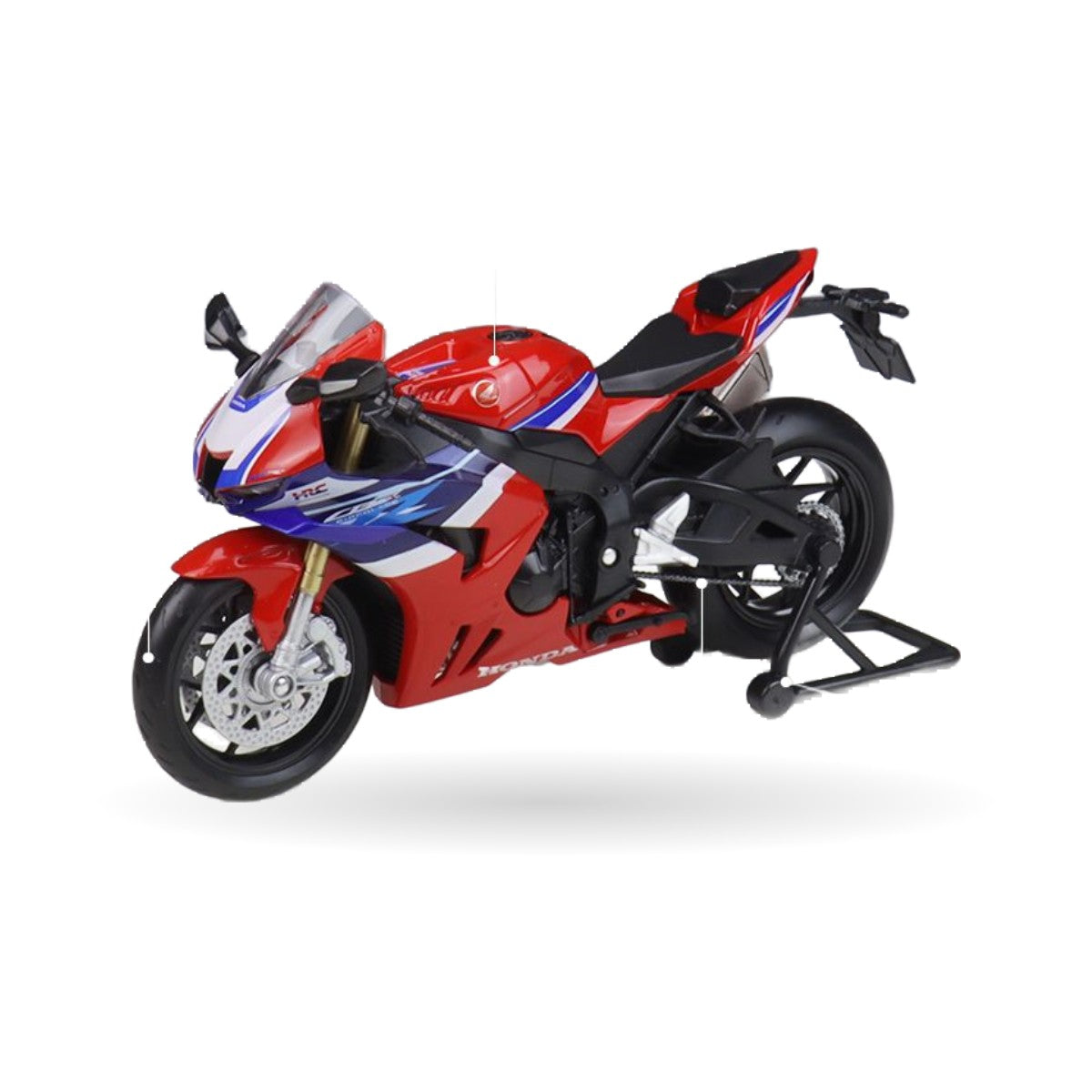 Honda CBR1000RR-R Fireblade (2024) die-cast model, detail view 3