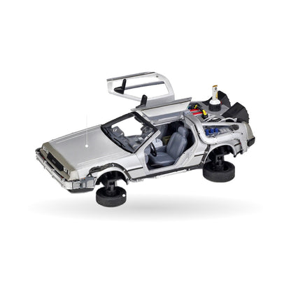 DeLorean Back to the Future II – Flying Version die-cast model, detail view 1