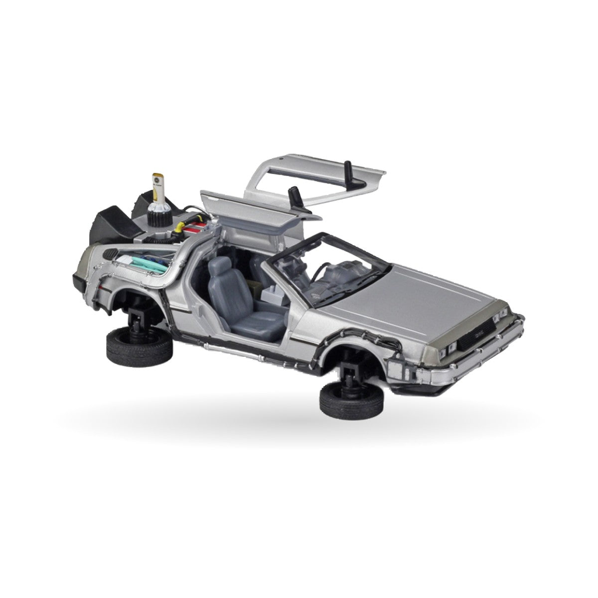 DeLorean Back to the Future II – Flying Version die-cast model, detail view 3