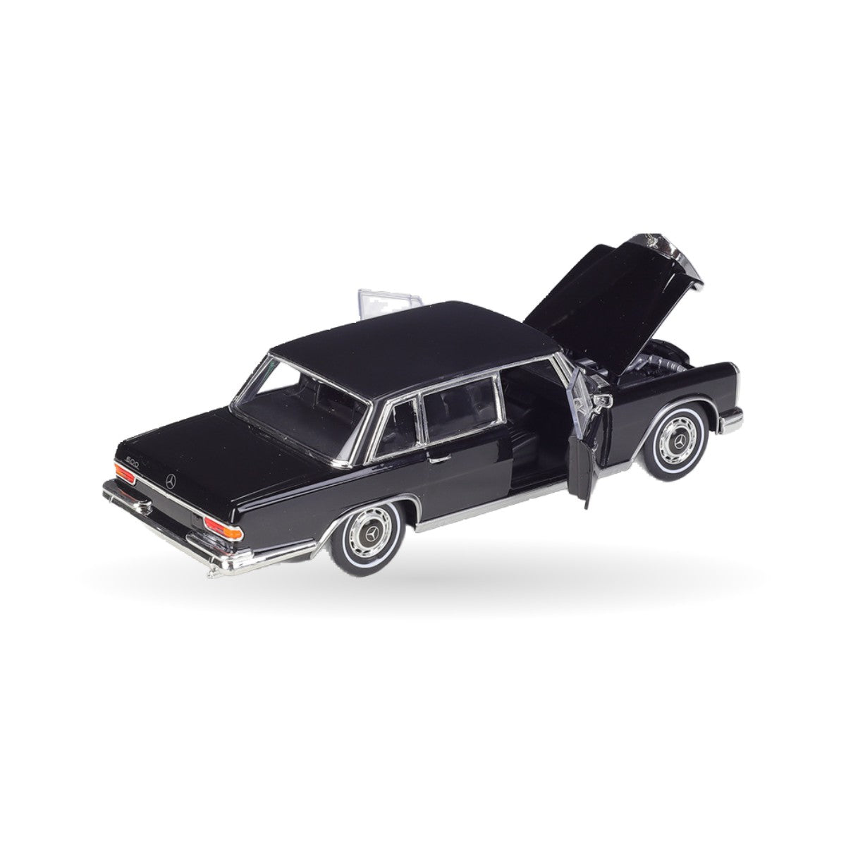 1963 Mercedes-Benz 600 die-cast model, detail view 1