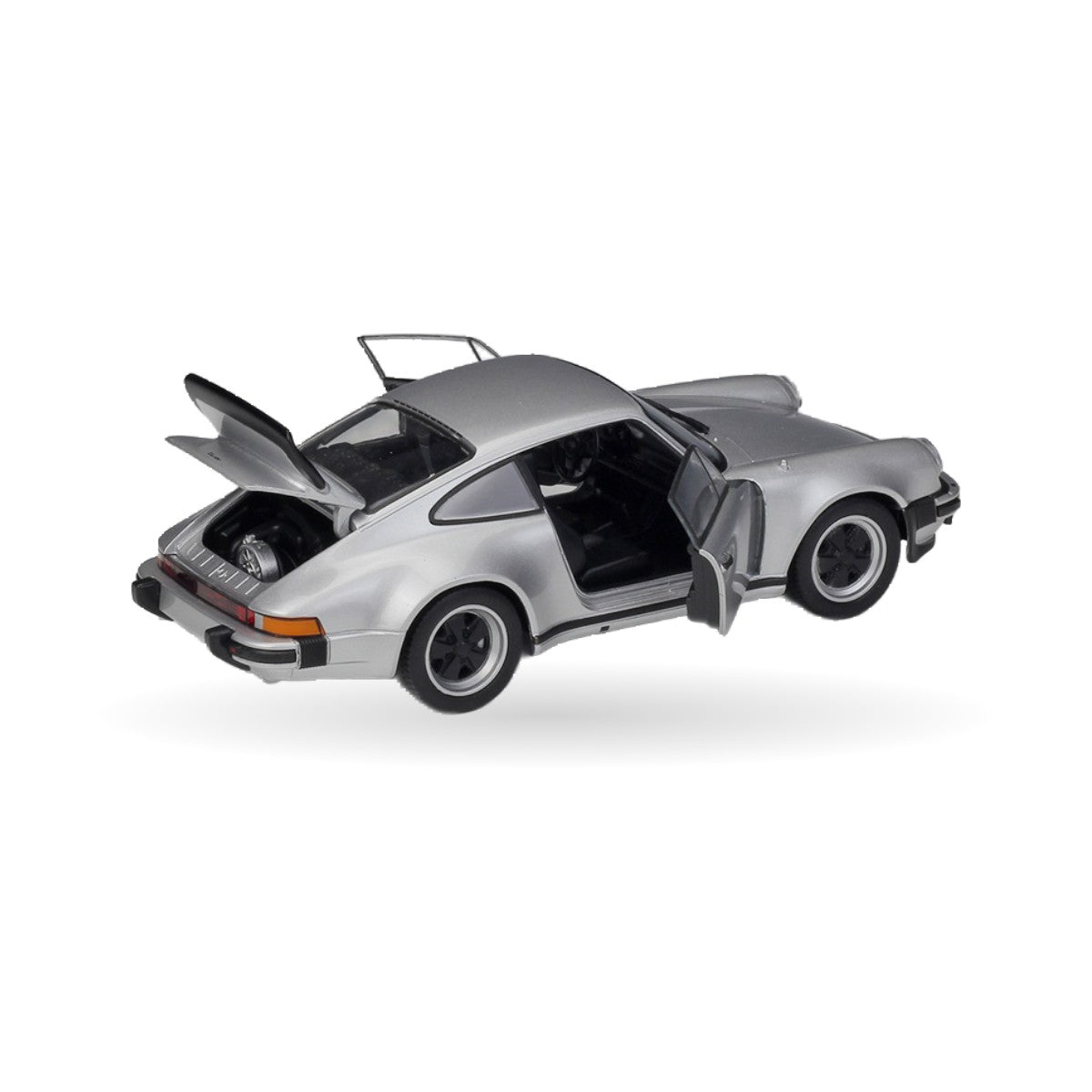 1974 Porsche 911 Turbo 3.0 die-cast model, detail view 1