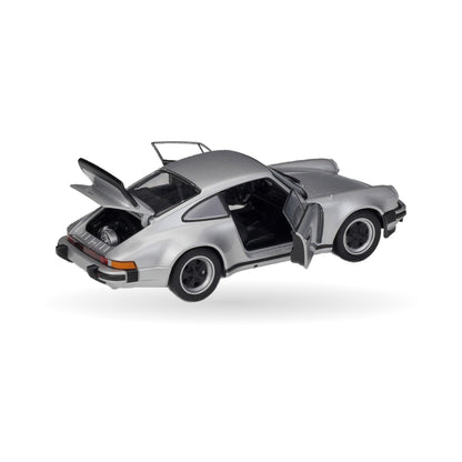 1974 Porsche 911 Turbo 3.0 die-cast model, detail view 1