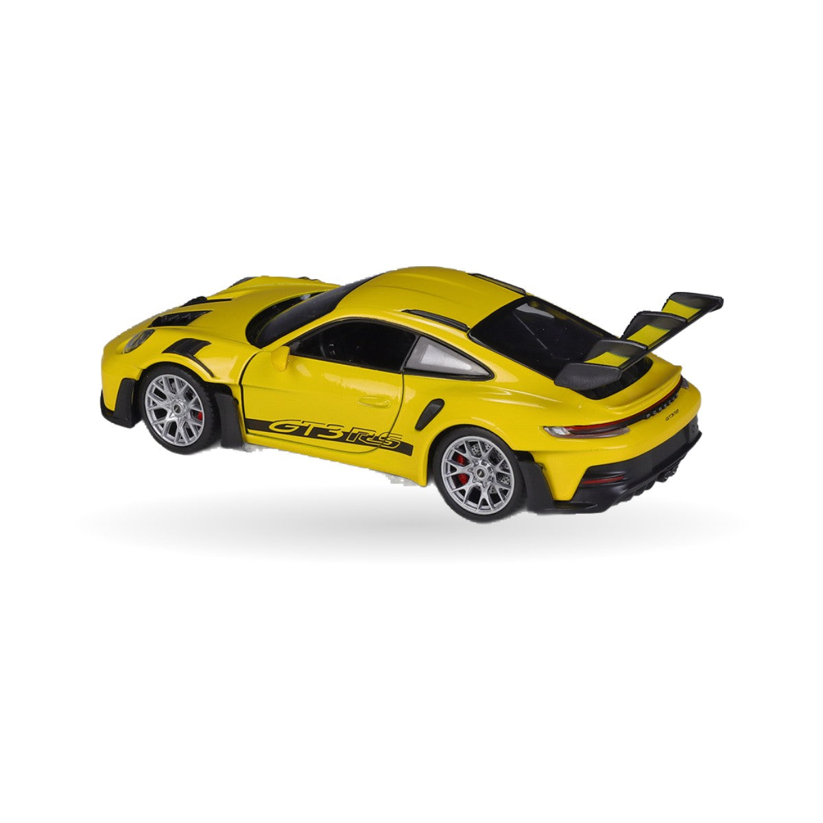 Porsche 911 GT3 RS (992) die-cast model, detail view 3