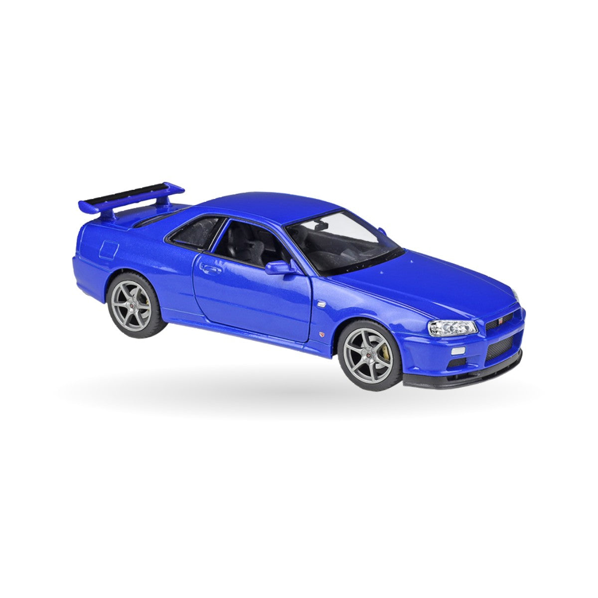 Nissan Skyline GT-R R34 die-cast model, detail view 3