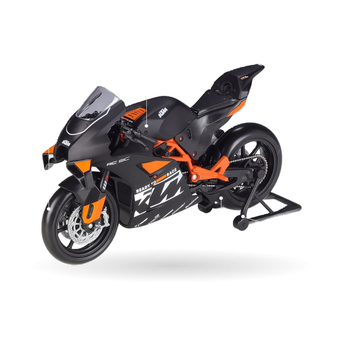 KTM RC 8C die-cast model, detail view 1