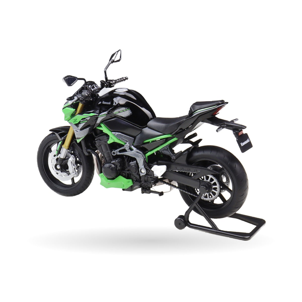 Kawasaki Z900 SE (2024) die-cast model, detail view 2
