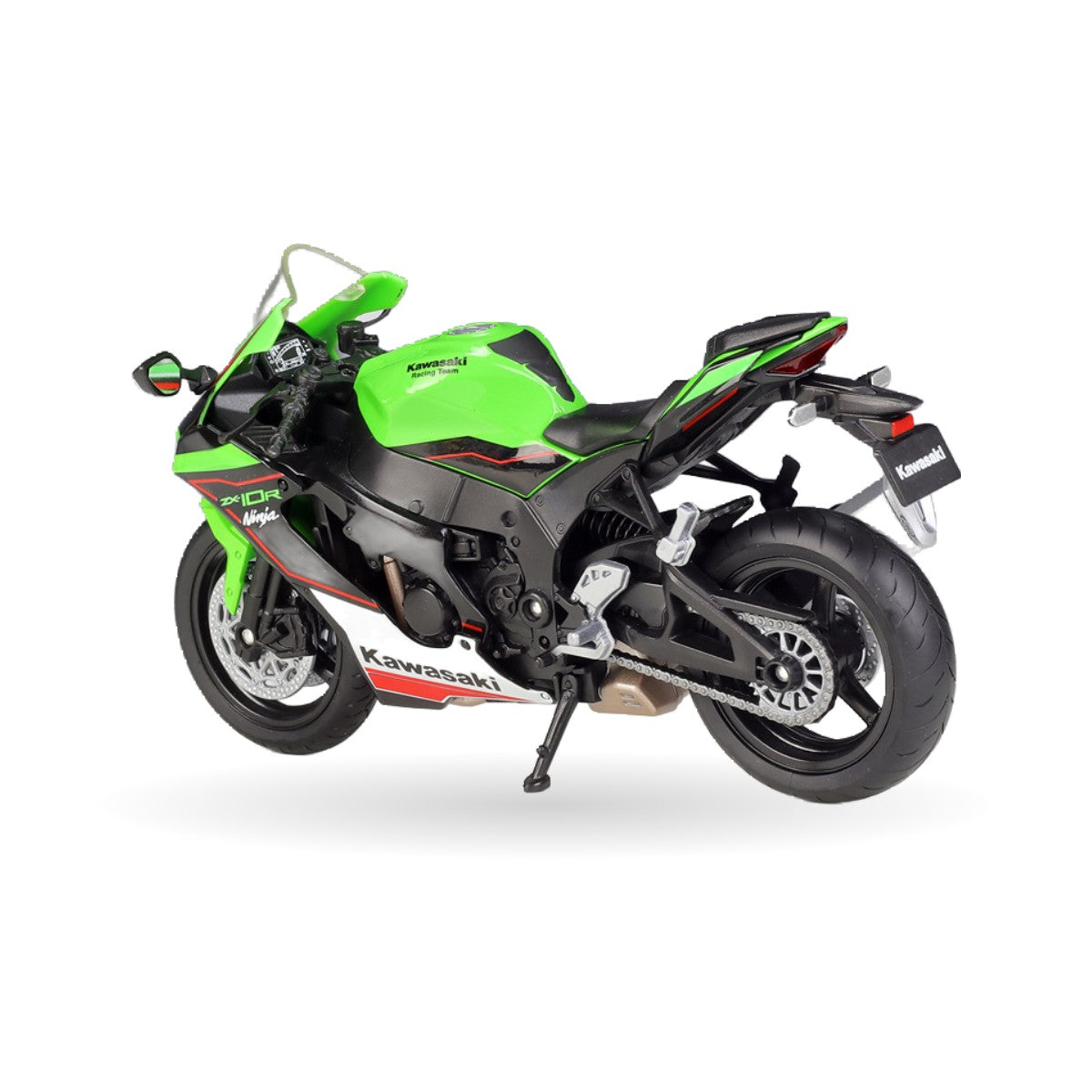 Kawasaki Ninja ZX-10R (2021) die-cast model, detail view 3