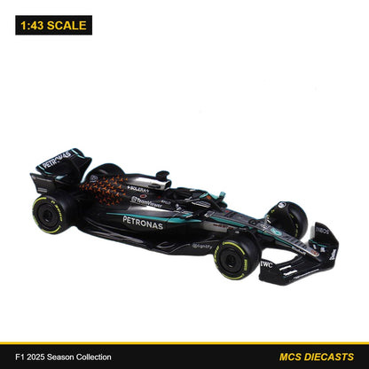 1:43 F1 2025 Season Collection – 2025 Mercedes-Benz W16E #63 Russell British GP