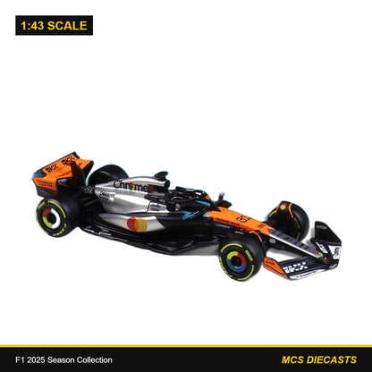 1:43 F1 2025 Season Collection – 2025 McLaren MCL39 #4 Norris British GP
