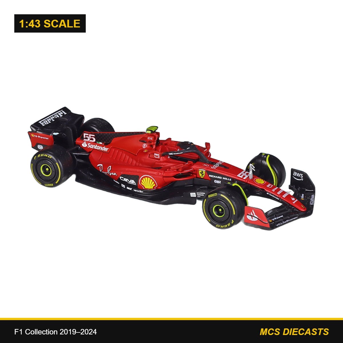 1:43 F1 Collection 2019–2024 – SF-23 #55 (2023 Season)
