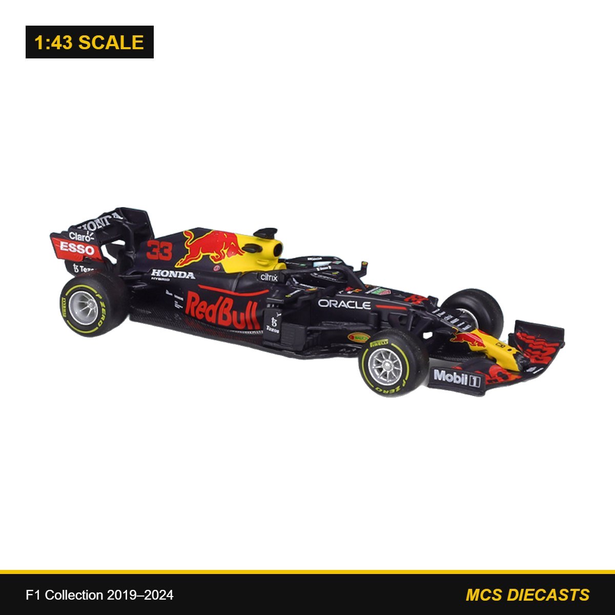 1:43 F1 Collection 2019–2024 – Red Bull RB16B #33 (2021 Season)