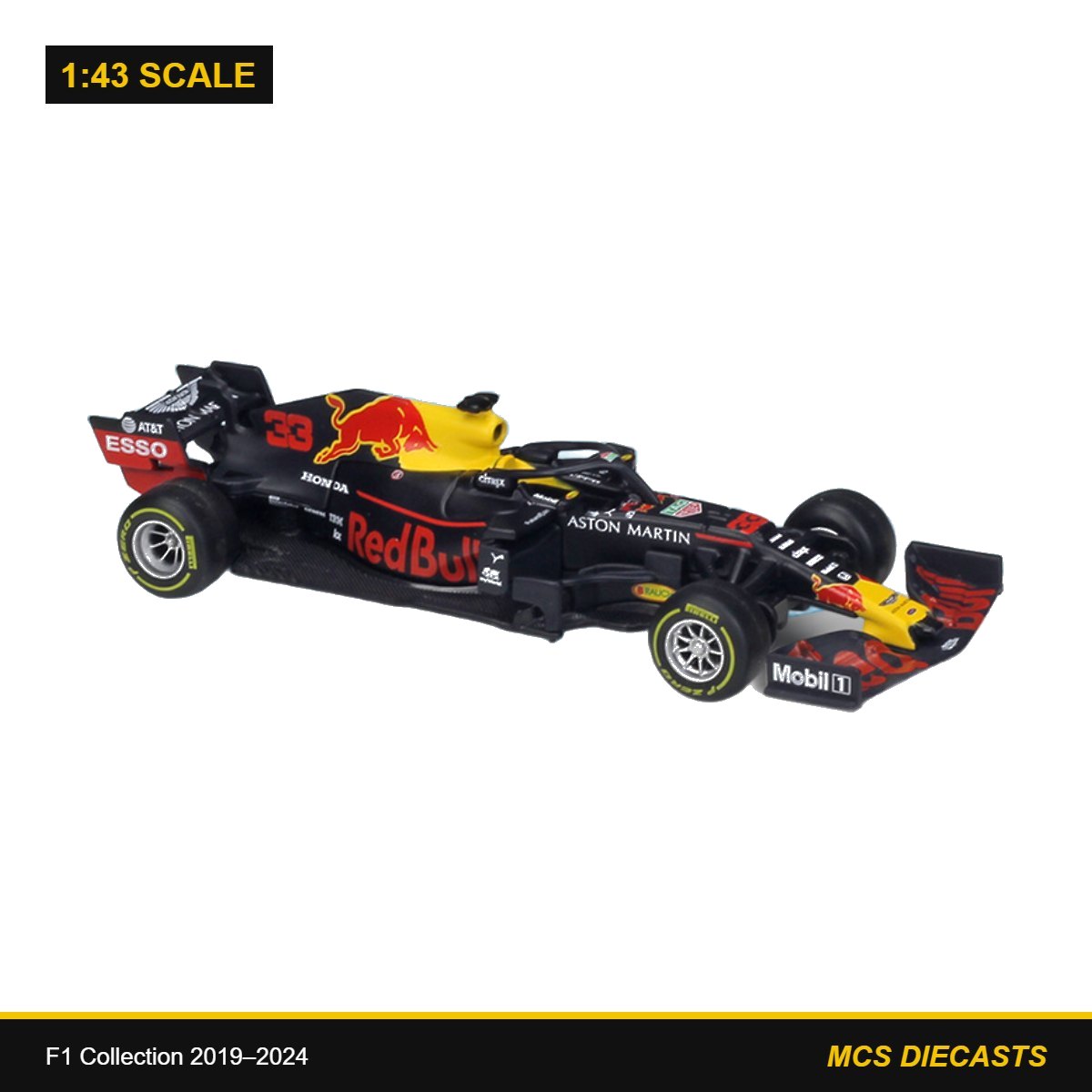 1:43 F1 Collection 2019–2024 – Red Bull RB15 #33 (2019 Season)