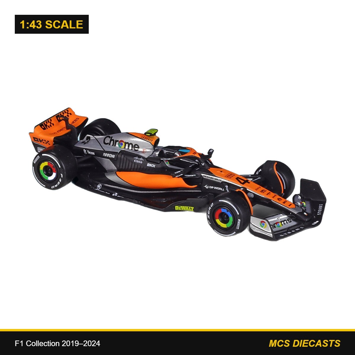 1:43 F1 Collection 2019–2024 – McLaren MCL60 #4(2023 Season)