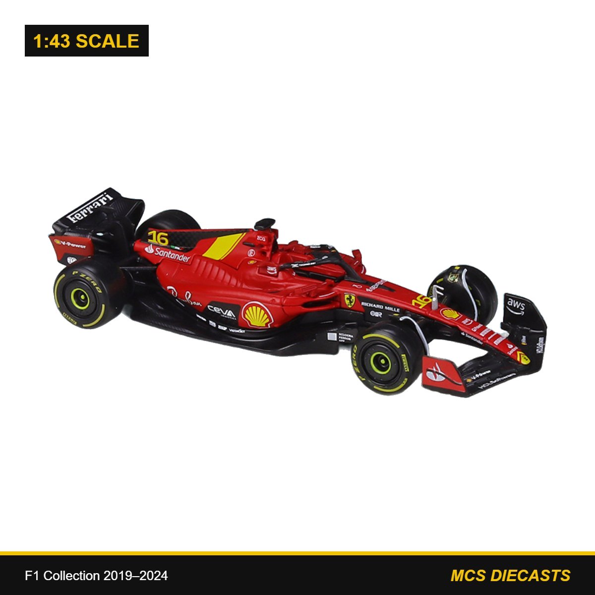 1:43 F1 Collection 2019–2024 – SF-23 #16 Italy GP
