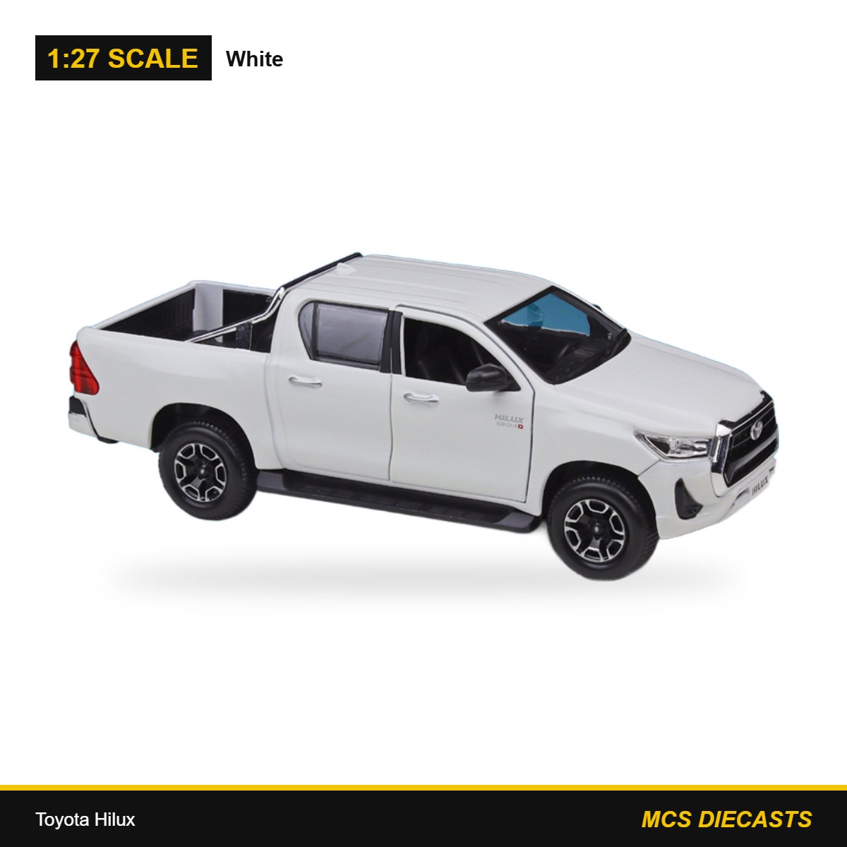 1:27 Toyota Hilux – White