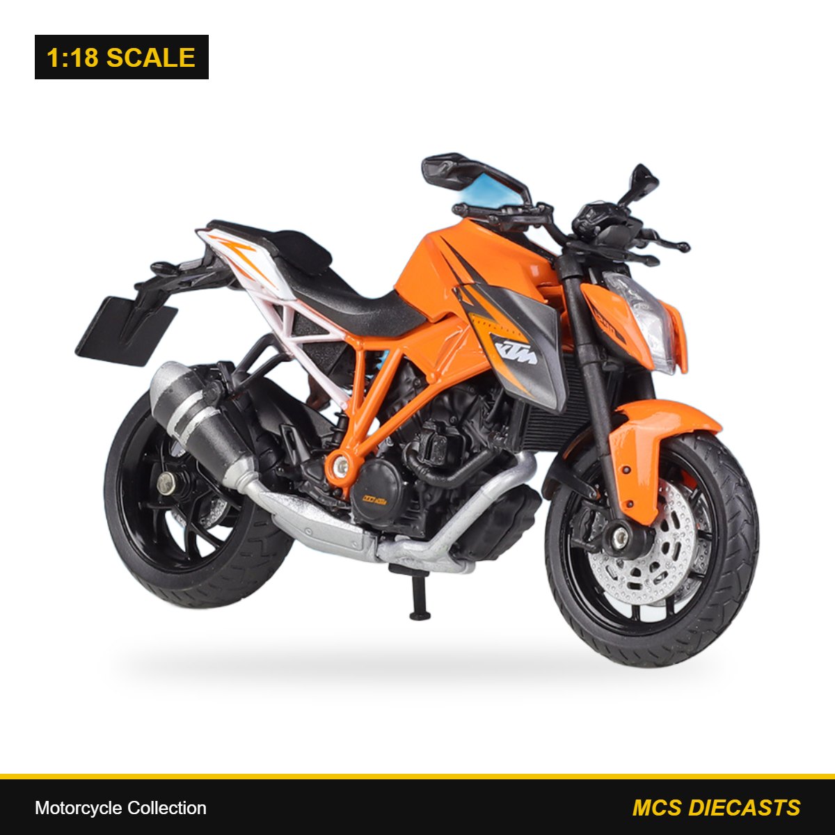 1:18 Motorcycle Collection – KTM 1290 Super Duke R Orange