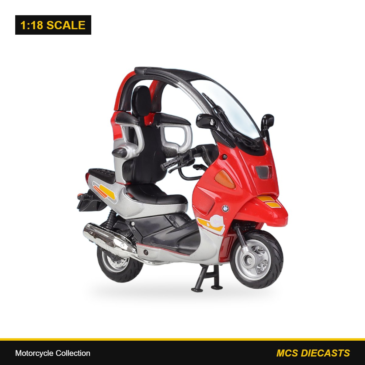 1:18 Motorcycle Collection – BMW C1 Red