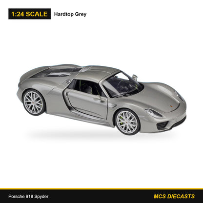 1:24 Porsche 918 Spyder – Hardtop Grey
