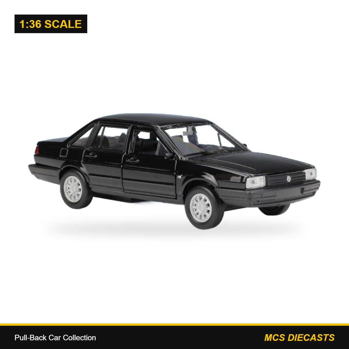 1:36 Pull-Back Car Collection – Volkswagen Santana Black