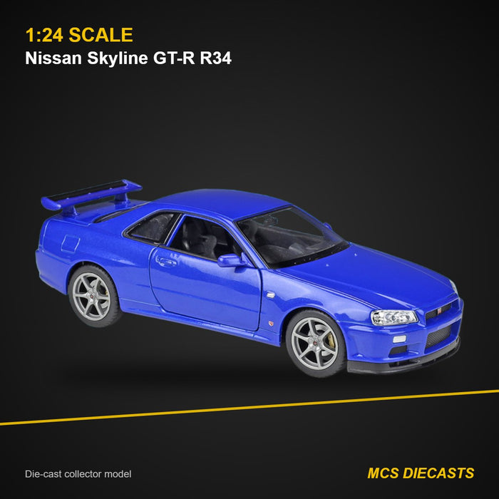 1:24 Nissan Skyline GT-R R34 – MCS Garage Series
