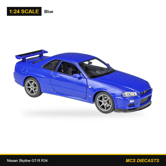 1:24 Nissan Skyline GT-R R34 – Blue