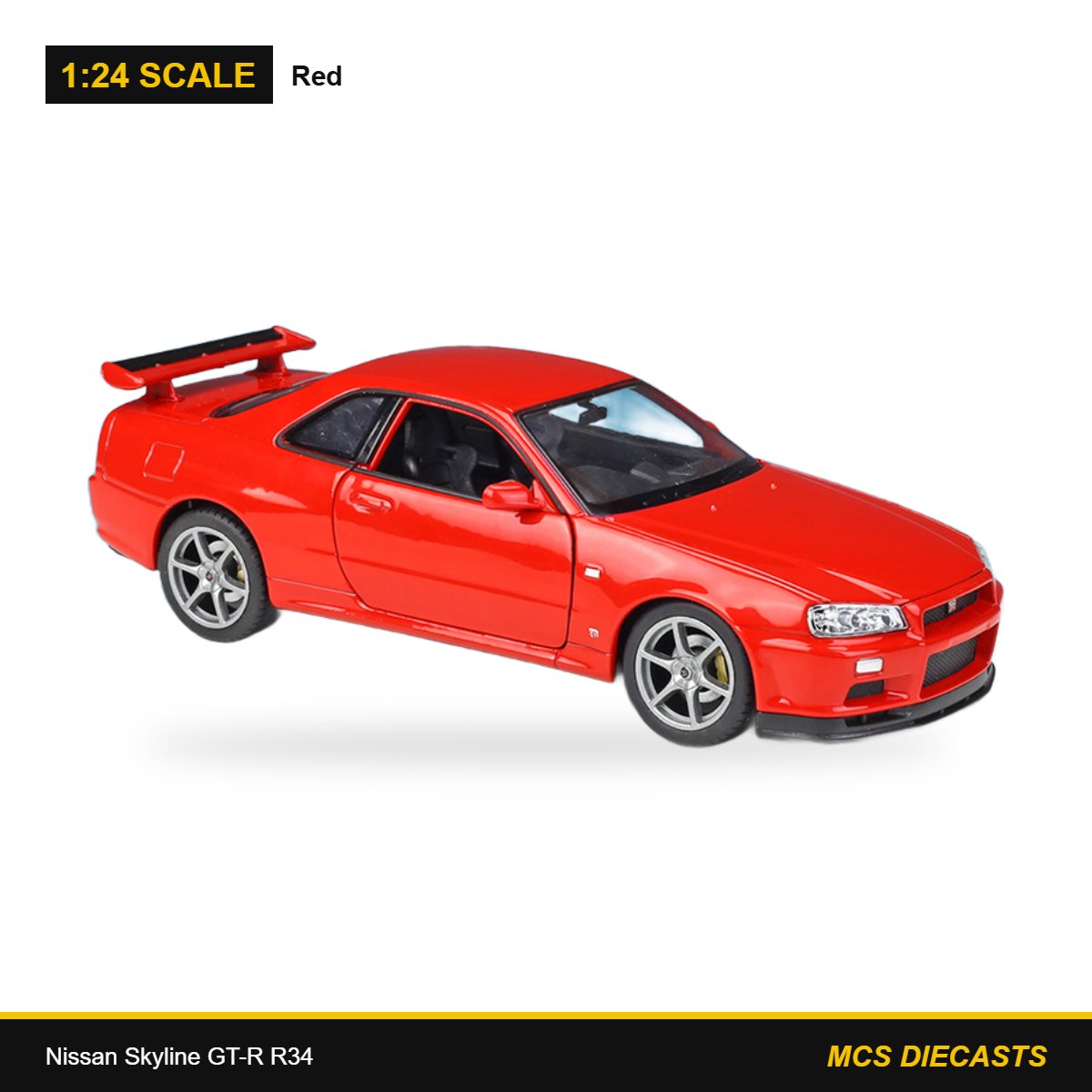 1:24 Nissan Skyline GT-R R34 – Red