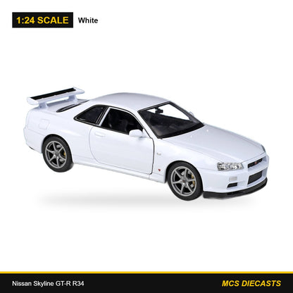 1:24 Nissan Skyline GT-R R34 – White