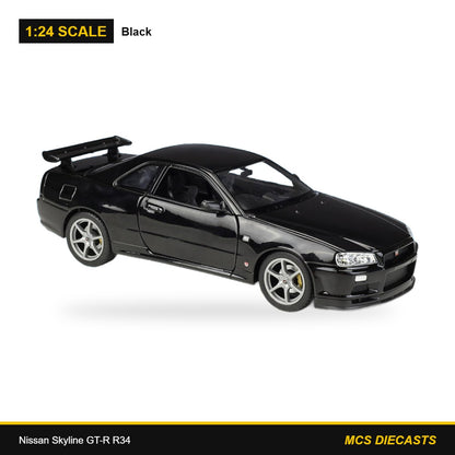 1:24 Nissan Skyline GT-R R34 – Black