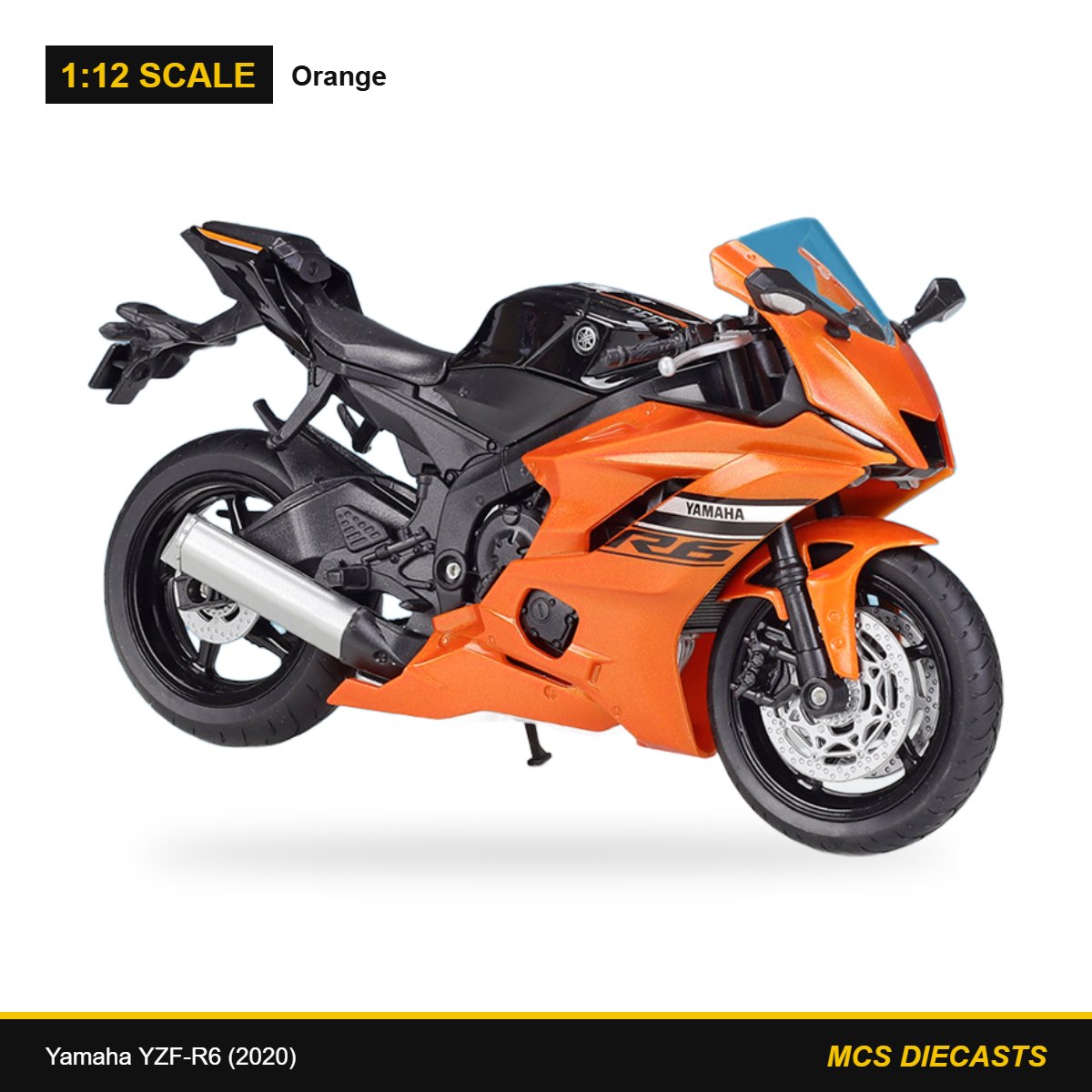 1:12 Yamaha YZF-R6 (2020) – Orange