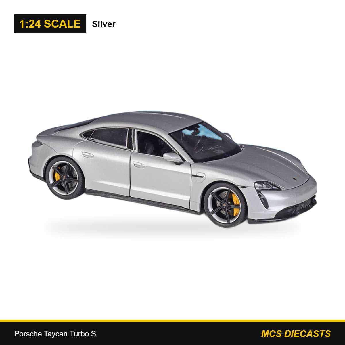 1:24 Porsche Taycan Turbo S – Silver