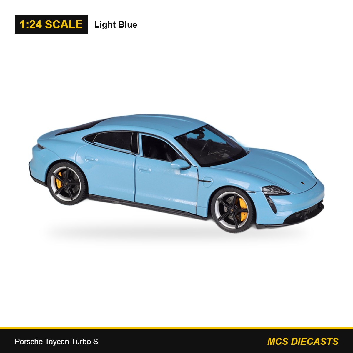 1:24 Porsche Taycan Turbo S – Light Blue